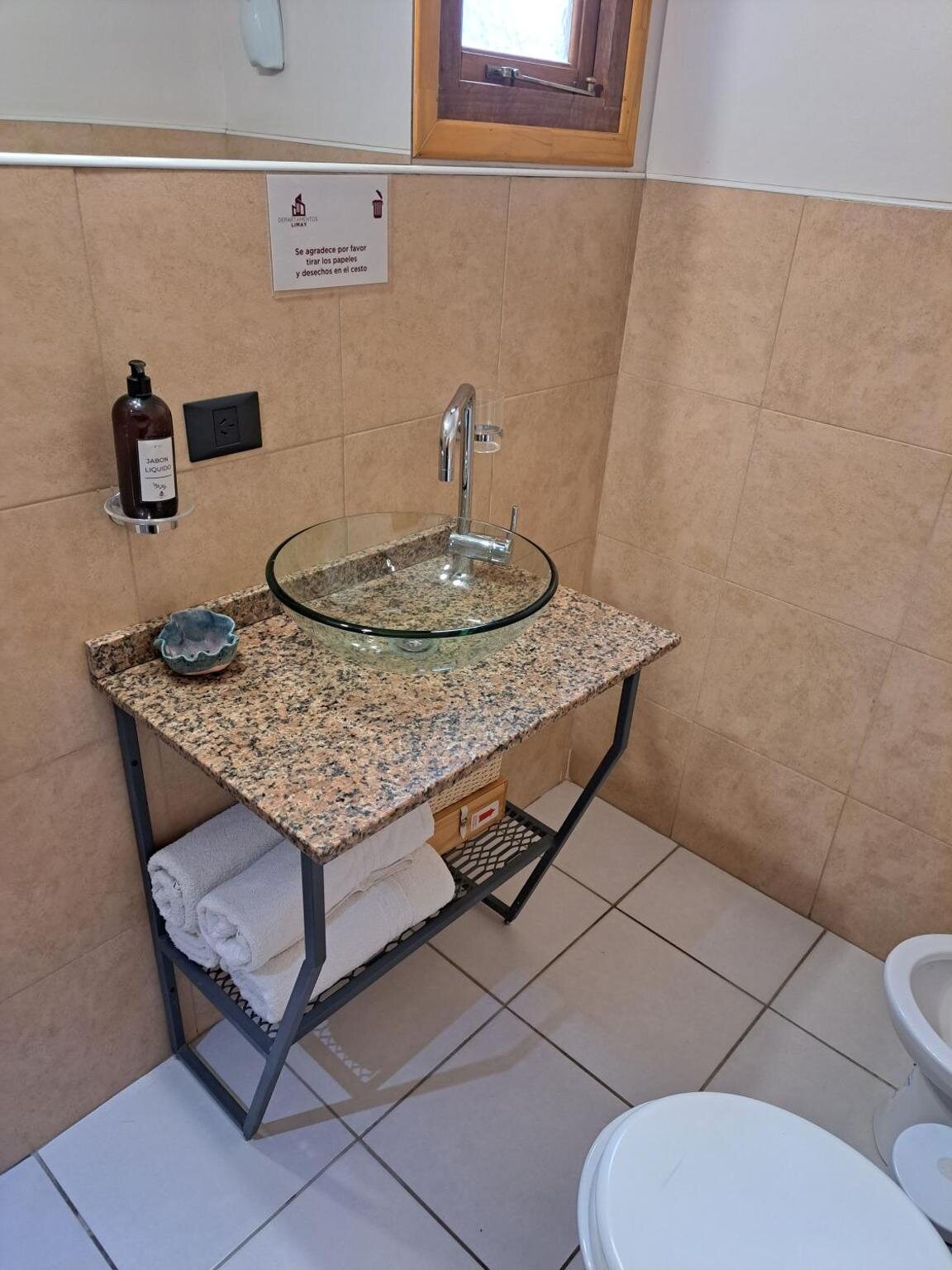 The bathroom