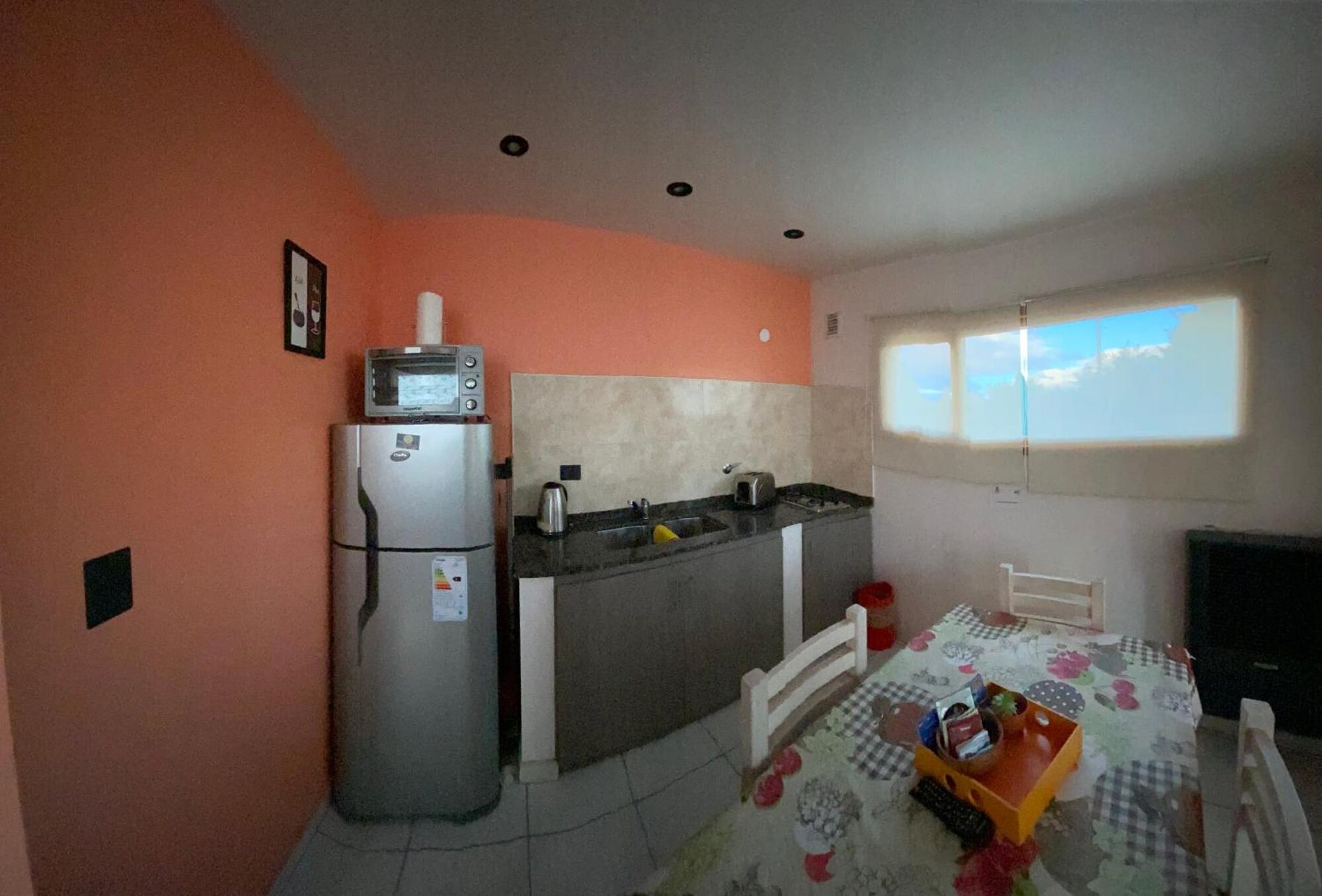 Kitchen and dining area