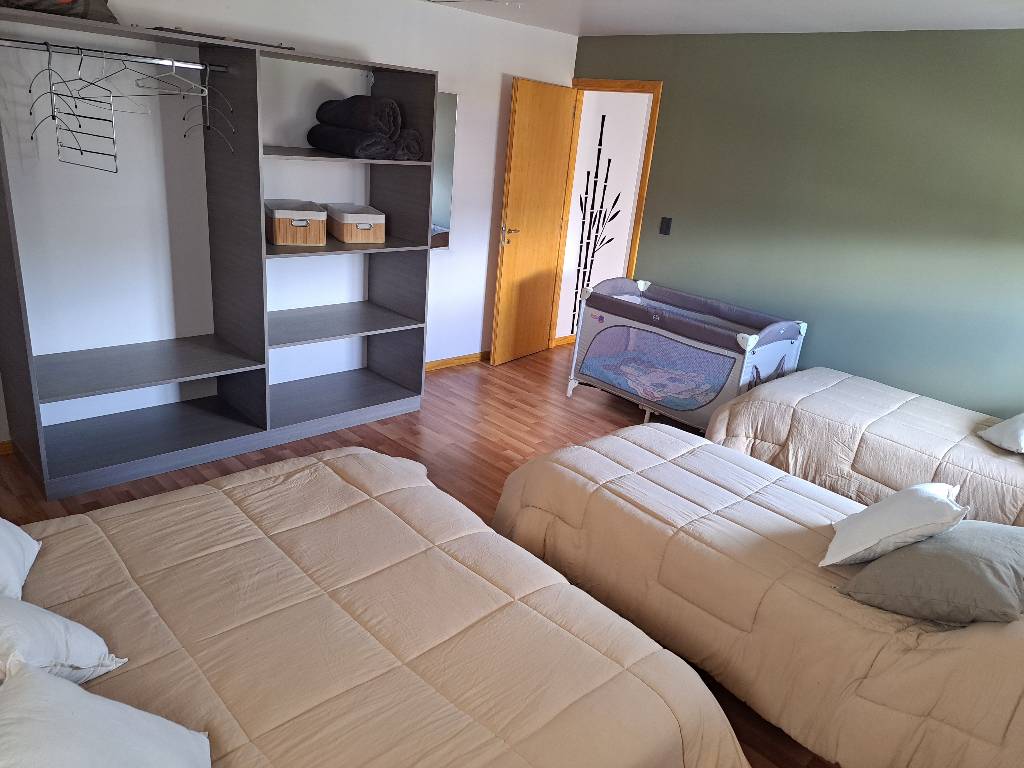 Bedroom, with a travel cot on request