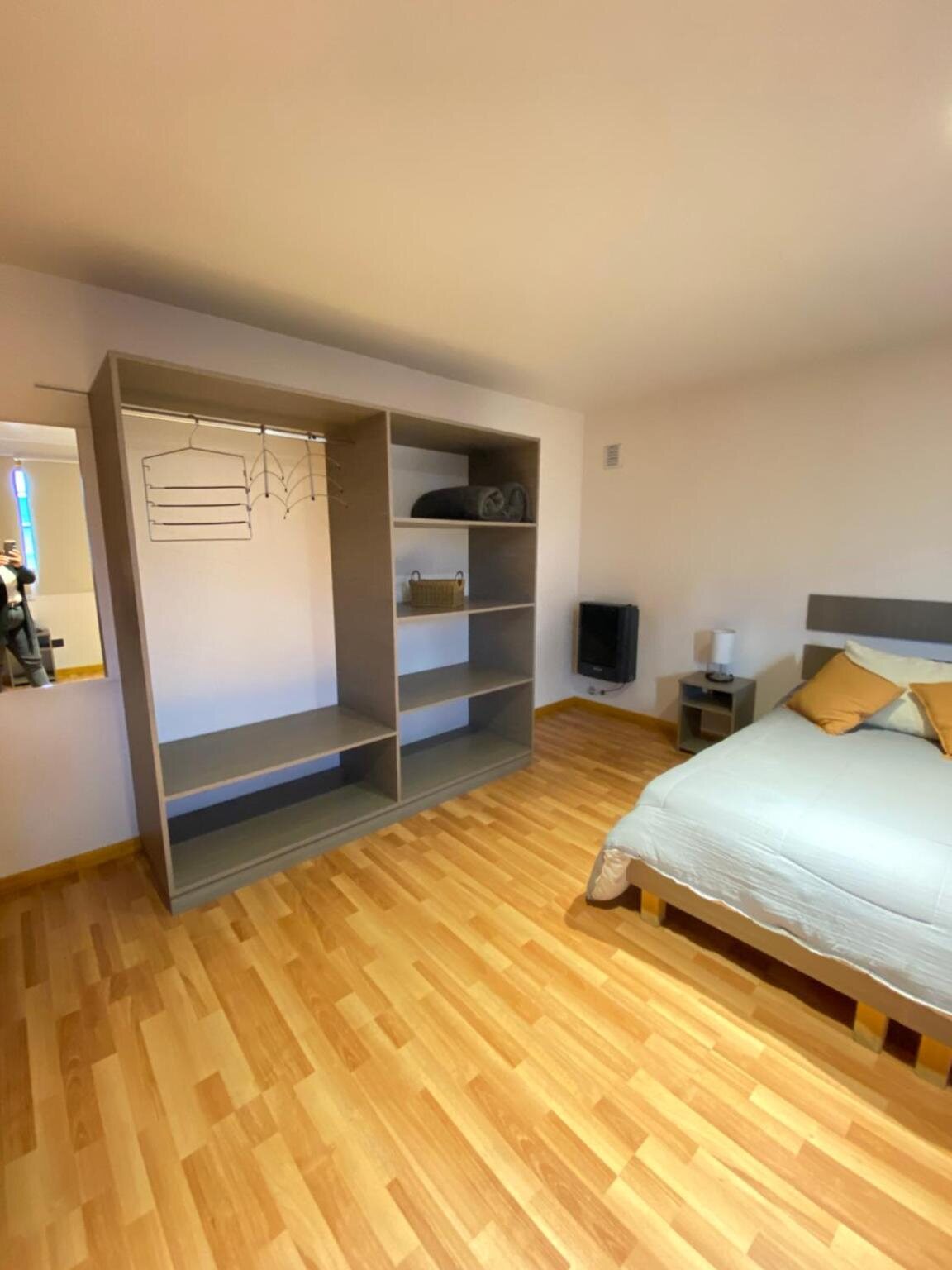 Bedroom with wardrobe