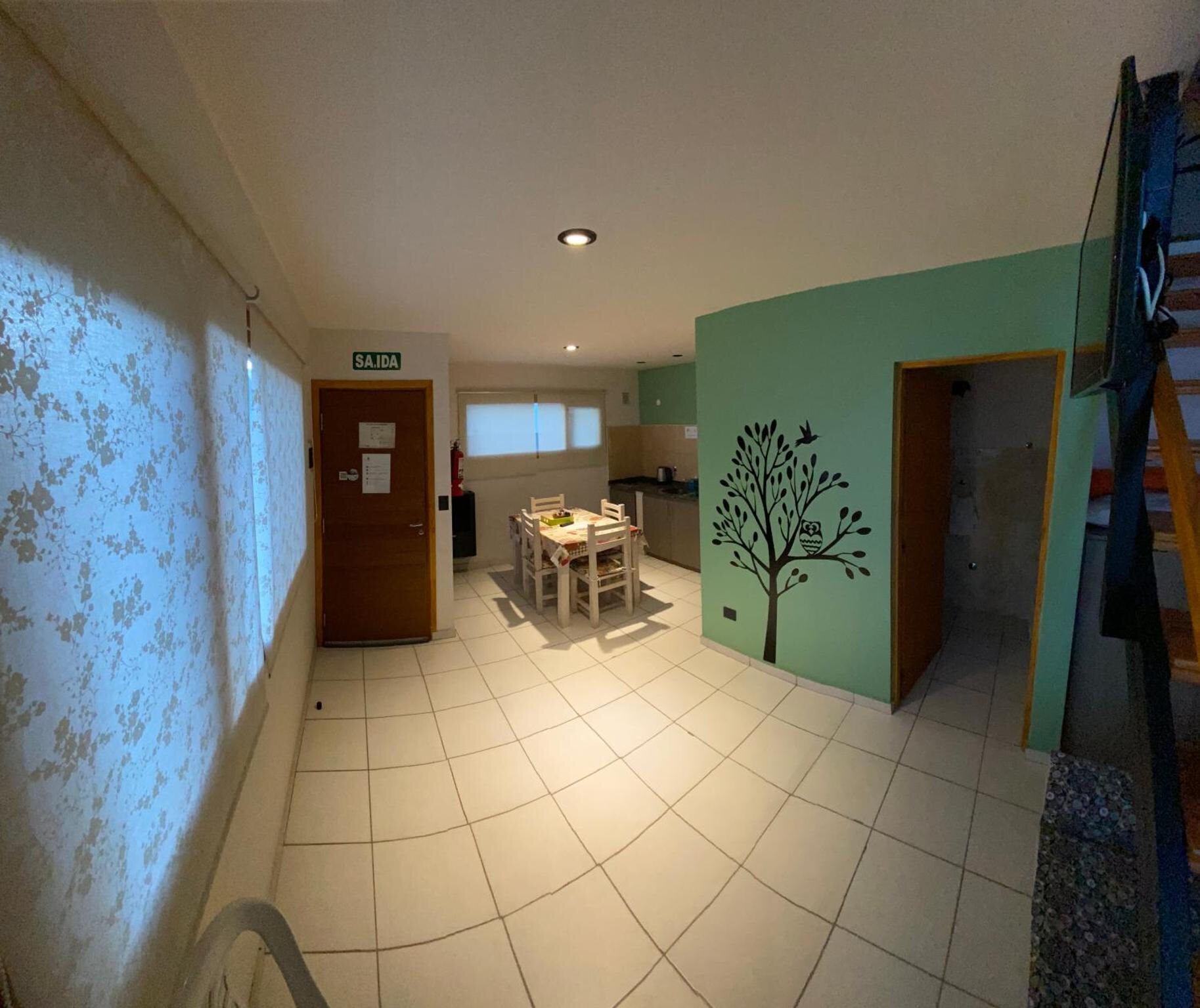 Living, dining and kitchen